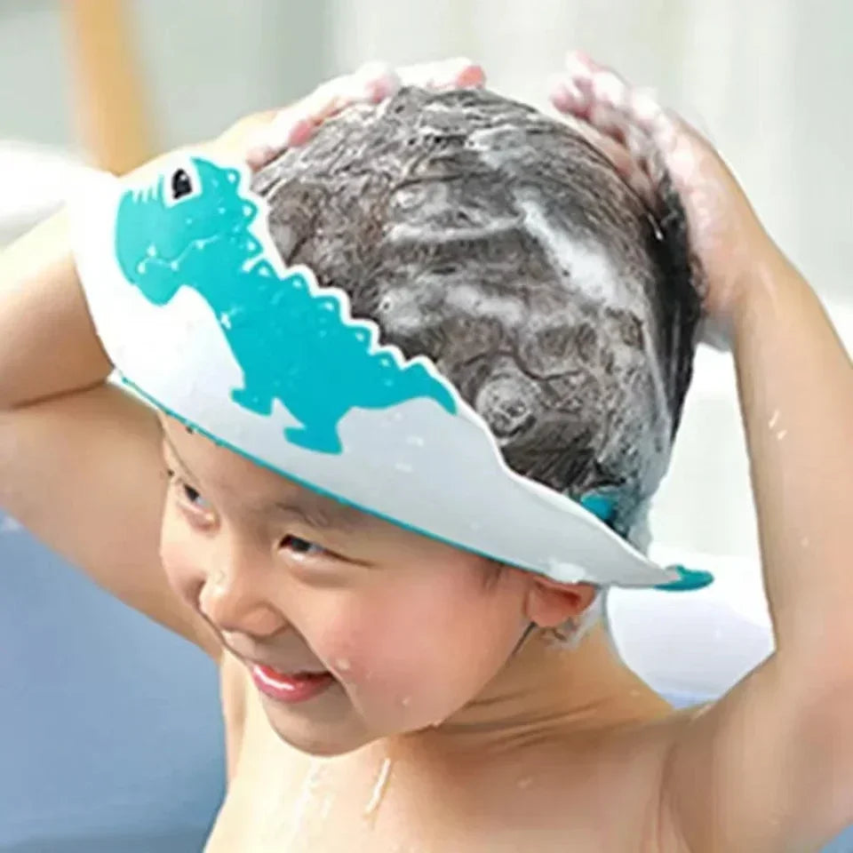 Silicone Baby Bath Cap & Shampoo Cup